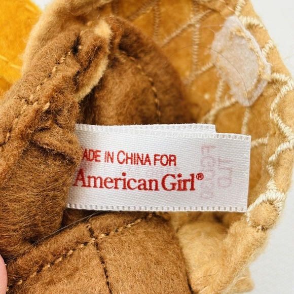 Wellie Wishers Brown Felt Acorn Belt Bag & Notebook Notepad Lot - Picture 4 of 8